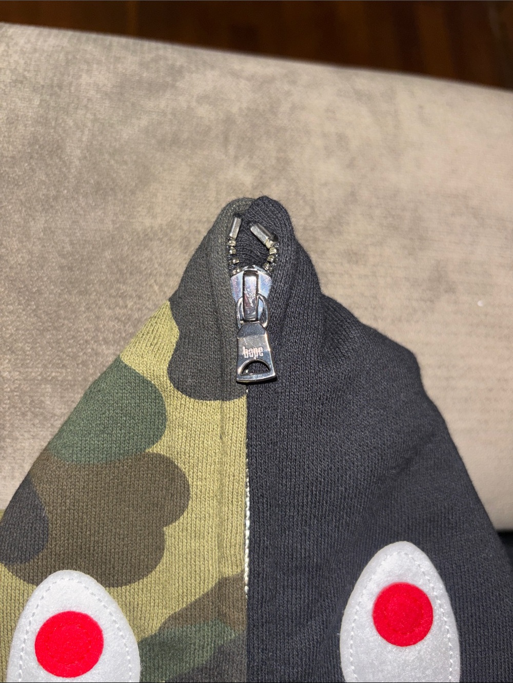 Bape x Big Sean Shark Full Zip Hoodie XL - Picture 8 of 10